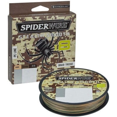 FIR TEXTIL STEALTH SMOOTH 8 CAMO 005MM 5,4KG 150M SPIDERWIRE