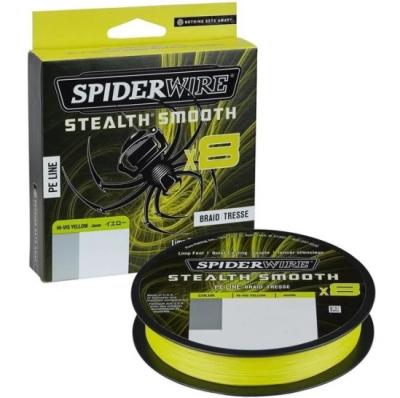 FIR TEXTIL STEALTH SMOOTH 8 GALBEN 007MM 6,0KG 150M SPIDERWIRE