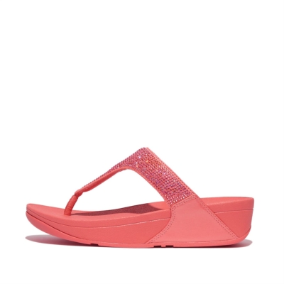 Fitflop Fitflop Lulu Crystal pentru femei roz coral