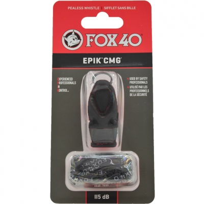 Fluiere FOX 40 Epik CMG negru cu A String 8803-0008 Meteor