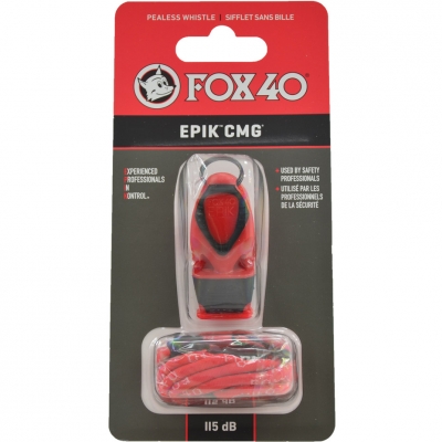 Fluiere FOX 40 Epik CMG rosu cu String 8803-0108