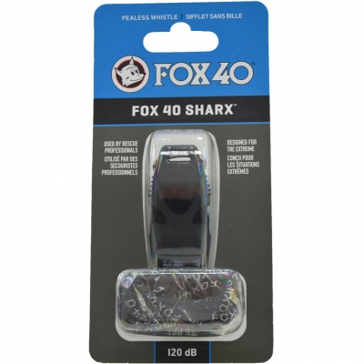 Fluiere Fox 40 Sharx negru cu A String 8703-2008