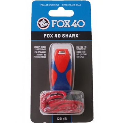 Fluiere Fox 40 Sharx rosu-albastru cu String 8703-2108 pentru femei