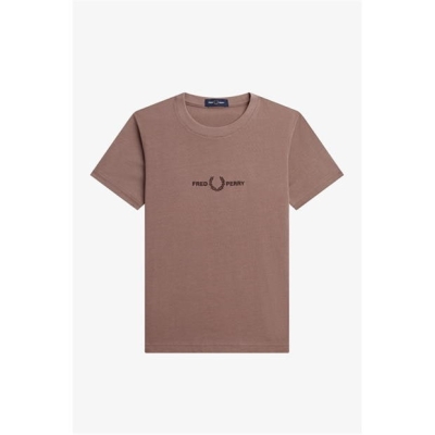 Fred Perry Fred Embroidered T pentru copii inchis roz