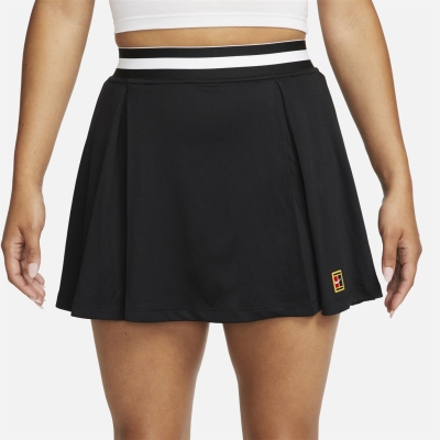 Fusta Nike Dri-FIT Heritage tenis pentru femei negru