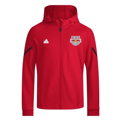 Geaca adidas New York rosu Bulls Anthem 2023 2024 pentru adulti team colleg