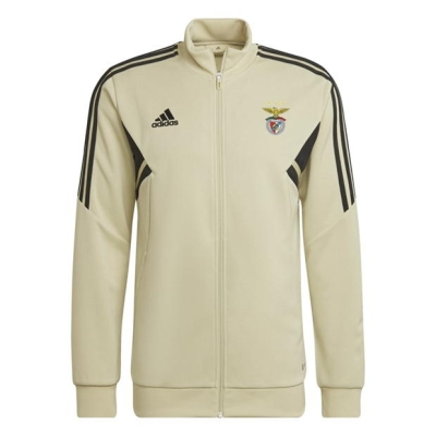 Jacheta adidas Benfica Condivo antrenament 2022 2023 pentru adulti sandy bej