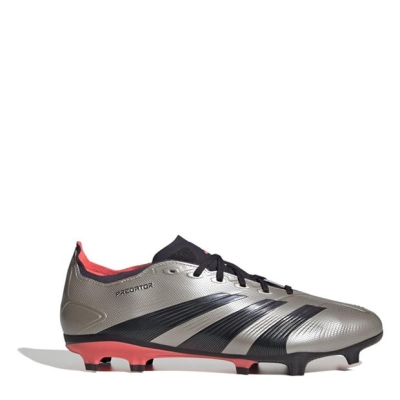 Ghete adidas Predator 24 League Firm Ground argintiu negru