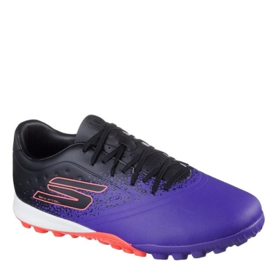 Ghete Adidasi Gazon Sintetic Skechers Razor Gold Astro fotbal mov negru