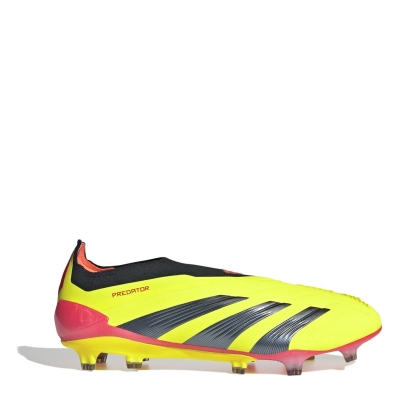 Ghete de fotbal adidas 24 Predator Elite Firm Ground galben negru rosu