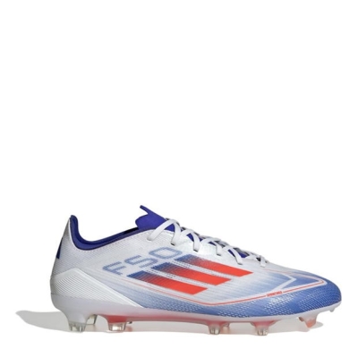 Ghete de fotbal adidas F50 Pro Firm Ground alb rosu albastru
