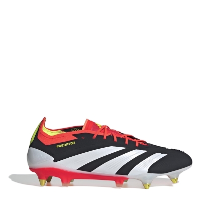 Ghete de fotbal adidas Predator 24 Elite gazon sintetic negru alb rosu