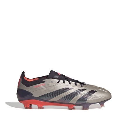 Ghete de fotbal adidas Predator Elite Firm Ground argintiu negru