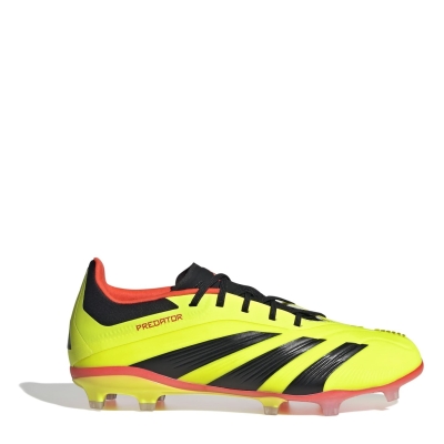 Ghete de fotbal adidas Predator Elite Firm Ground pentru copii galben negru sl rd