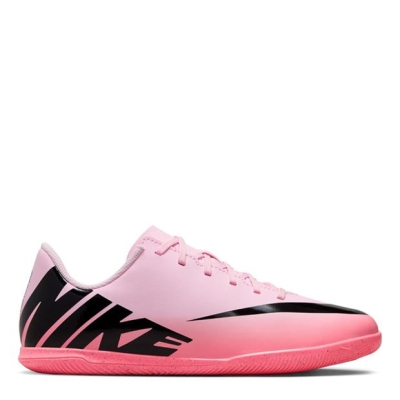 Ghete de fotbal Nike Mercurial Vapor Club Indoor pentru copii roz negru