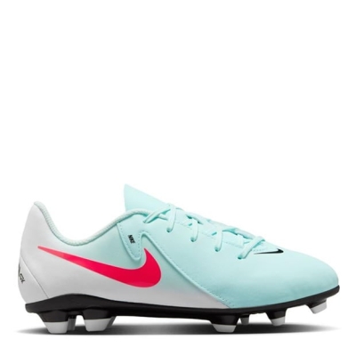 Ghete de fotbal Nike Phantom GX II Club Firm Ground pentru copii verde rosu