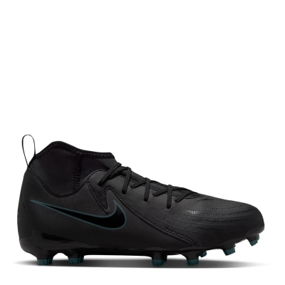 Ghete de fotbal Nike Phantom Luna II Academy Firm Ground pentru copii negru verde