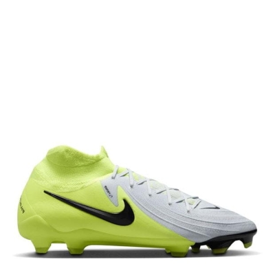 Ghete de fotbal Nike Phantom Luna II Pro Firm Ground argintiu galben