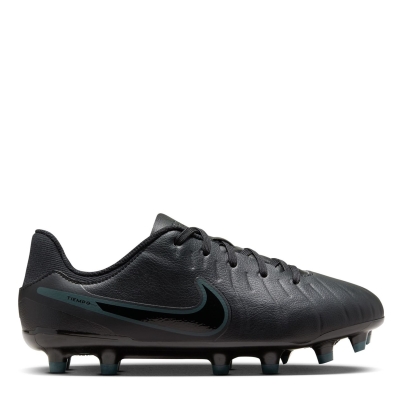 Ghete de fotbal Nike Tiempo Legend 10 Academy Firm Ground pentru copii negru verde