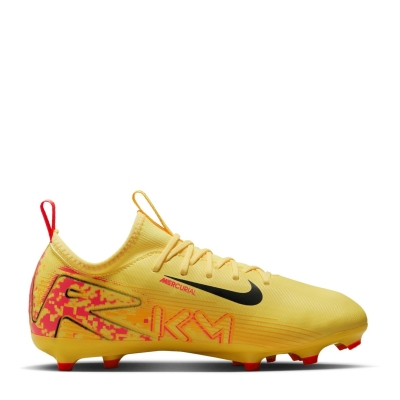 Ghete de fotbal Nike Zoom Mercurial Vapor 16 Academy Juniors Firm Ground portocaliu bleumarin