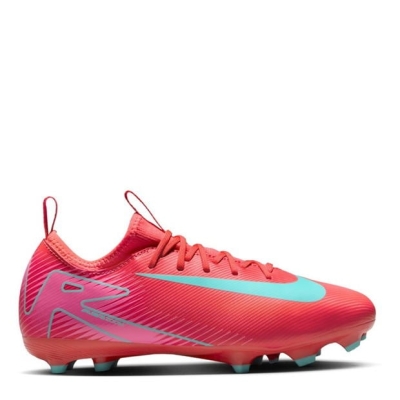 Ghete de fotbal Nike Zoom Mercurial Vapor 16 Academy Juniors Firm Ground rosu verde