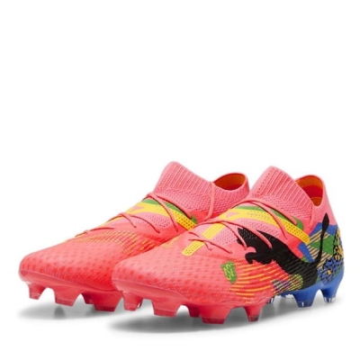 Ghete de fotbal Puma Future 7 Ultimate Firm Ground portocaliu albastru verde