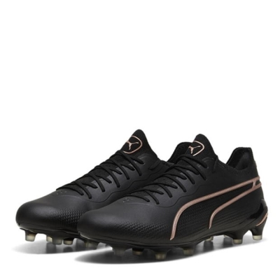 Ghete de fotbal Puma King Ultimate Firm Ground negru roz