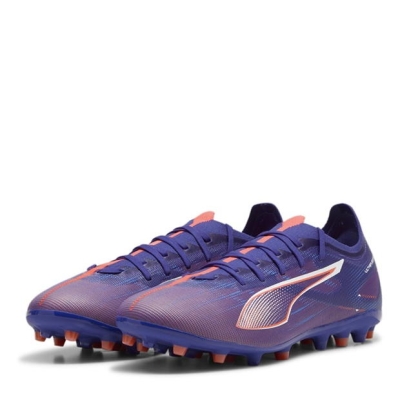 Ghete de fotbal Puma Ultra 5 Match Firm Ground albastru l alb