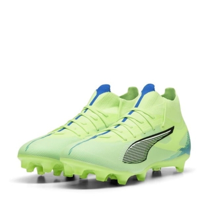 Ghete de fotbal Puma Ultra Match+ Firm Ground verde alb