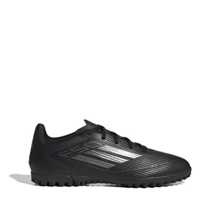 Ghete fotbal gazon sintetic adidas F50 Club negru argintiu