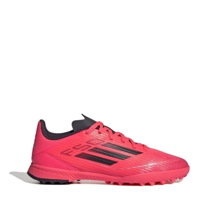 Ghete fotbal gazon sintetic adidas F50 League pentru Copii roz negru