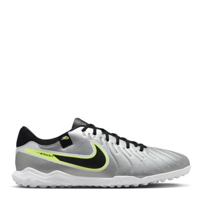 Ghete fotbal gazon sintetic Nike Tiempo Legend 10 Academy argintiu galben