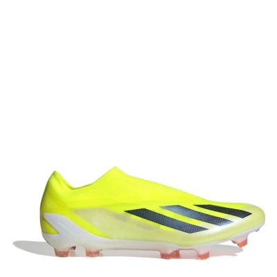 Ghete fotbal sala adidas x Crazyfast Elite Laceless Firm Ground fotbal team solar galben