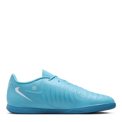 Ghete fotbal sala Adidasi pentru fotbal de sala Nike Phantom GX 2 Club albastru baltic