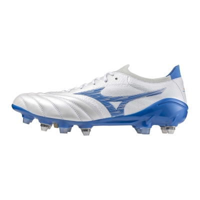 Ghete Mizuno Morelia Neo IV Beta Elite Mix Rugby alb laser bleumarin