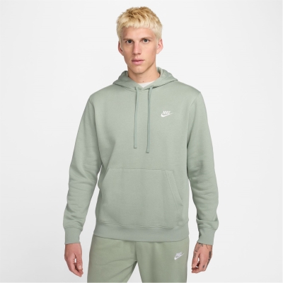 Hanorac fleece Nike Sportswear Club pentru Barbati verde alb