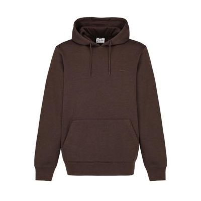 Hanorac fleece Slazenger pentru Barbati choc maro