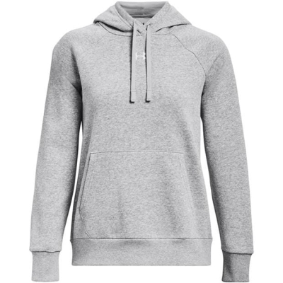 Hanorac fleece Under ARMOUR UA Rival pentru femei gri hther alb