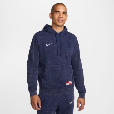 Hanorac Nike Paris Saint Germain French Terry pentru adulti albastru