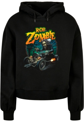 Hanorac Rob Zombie - Halloween Hotrod supradimensionat pentru Femei negru Merchcode