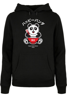 Hanorac TORC - Happy Panda Basic pentru Femei negru Merchcode