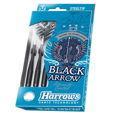 Sageata darts cu varf metalic Harrows BLACK ARROWS JACKETS 22g