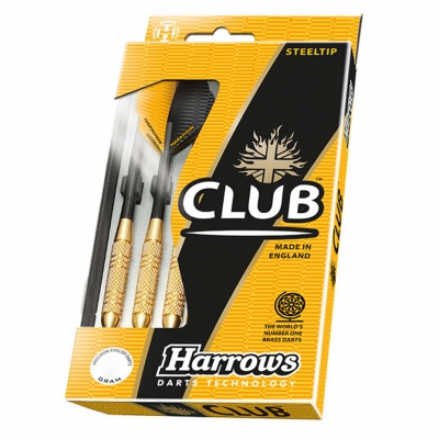 Sageata darts cu varf metalic Harrows CLUB BRASS 22g