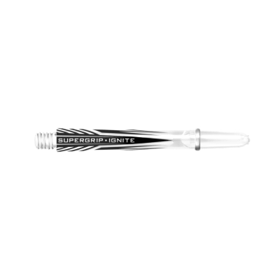 Harrows Supergrip Ignite Medium 2BA Shafts negru-transparent 3 bucati.