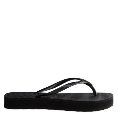 Slapi Havaianas Flatform negru