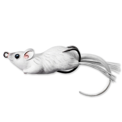 HOLLOW BODY MOUSE WALKING BAIT 6CM 11G alb LIVE TARGET