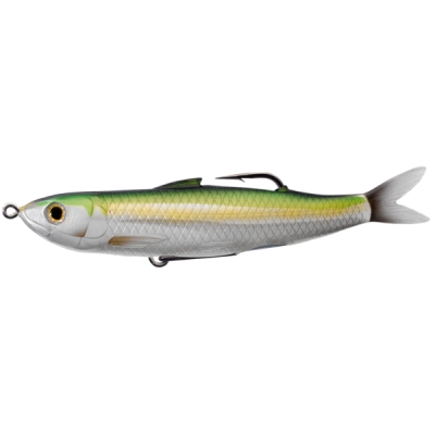 HOLLOW BODY SHINER WALKING BAIT 11,5CM 14G METALLIC lamaie LIME LIVE TARGET