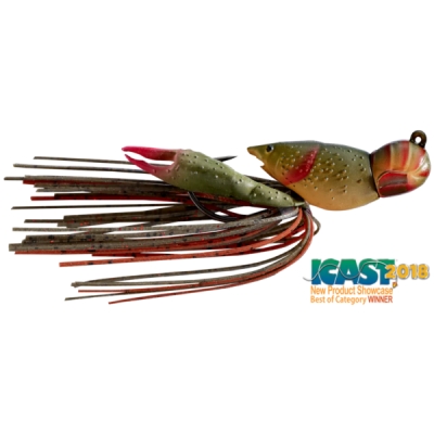 HOLLOW CRAWFISH JIG 4,5CM 14G 144 maro rosu LIVE TARGET