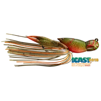 HOLLOW CRAWFISH JIG 4,5CM 14G 145 oliv portocaliu LIVE TARGET