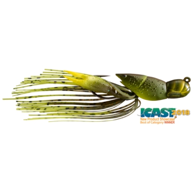 HOLLOW CRAWFISH JIG 4,5CM 14G 146 verde CHART LIVE TARGET